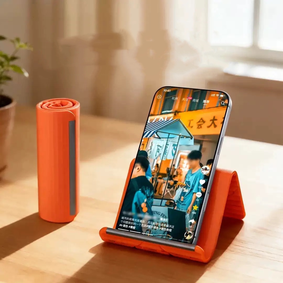 Travel Accessories Gadget - حامل هاتف محمول مرن من السيليكون
