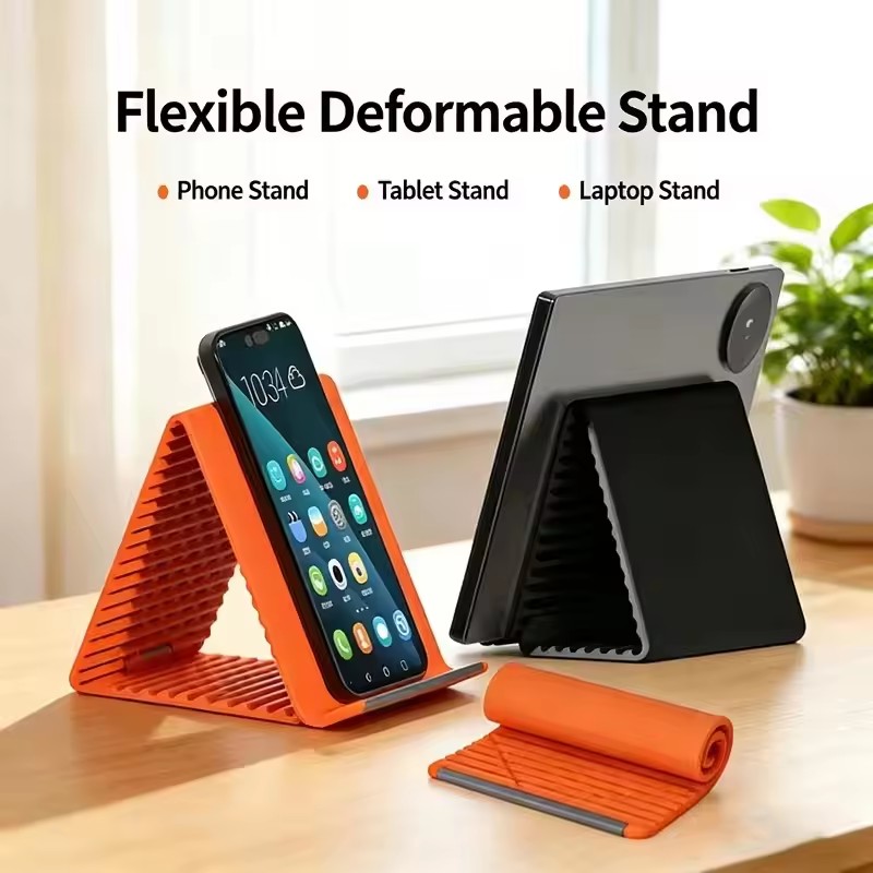 Travel Accessories Gadget - حامل هاتف محمول مرن من السيليكون
