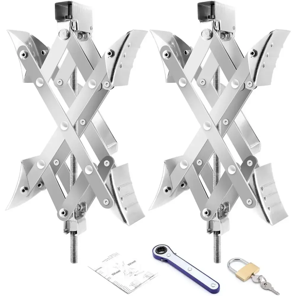 Travel Accessories Usa - حاجز عجلات RV على شكل X
