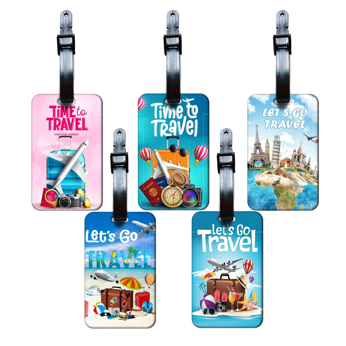 Travel Accessories Gifts For Men - بطاقة أمتعة للسفر بتصميم كلاسيكي للرجال