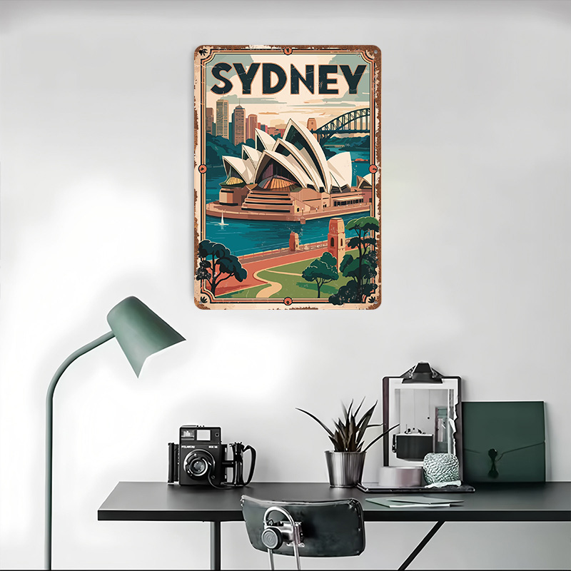 لوحة معدنية مطبوعة ثلاثية الأب - مراجعة Travel Accessories Sydney وسعره