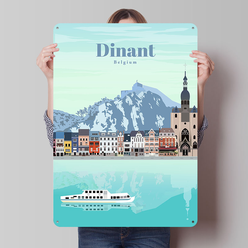 ملصق مطبوع بتصميم سفر إلى دينا - مراجعة Travel Accessories For Europe وسعره