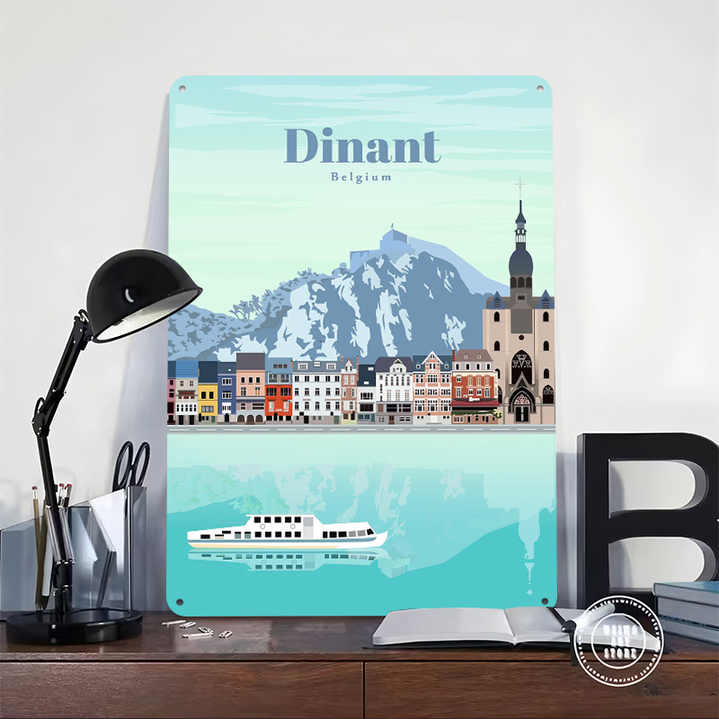 ملصق مطبوع بتصميم سفر إلى دينا - مراجعة Travel Accessories For Europe وسعره