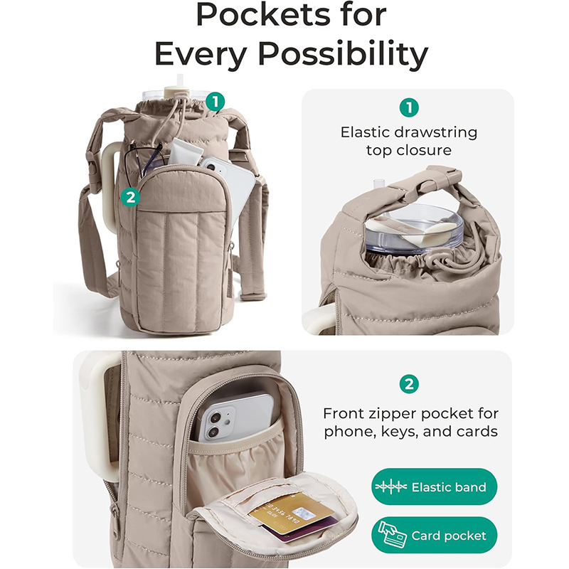 حقيبة كوب ماء محمولة كبيرة الس - مراجعة Travel Packing Accessories وسعره