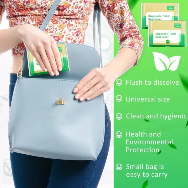 10-120 قطعة غطاء مقعد المرحاض  - مراجعة Travel Accessories Gadget وسعره
