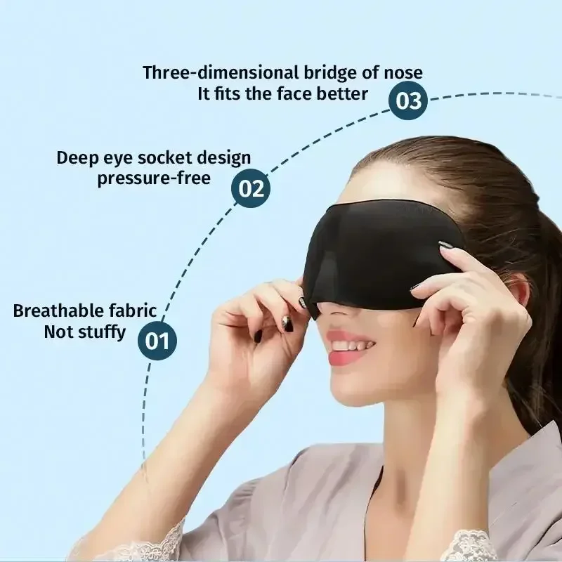 قناع نوم لتغطية العينين، يحجب  - مراجعة Travel Accessories Eye Mask وسعره