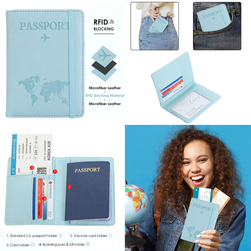 عاشق خريطة العالم غطاء جواز ال - مراجعة Travel Accessories Gifts For Men وسعره