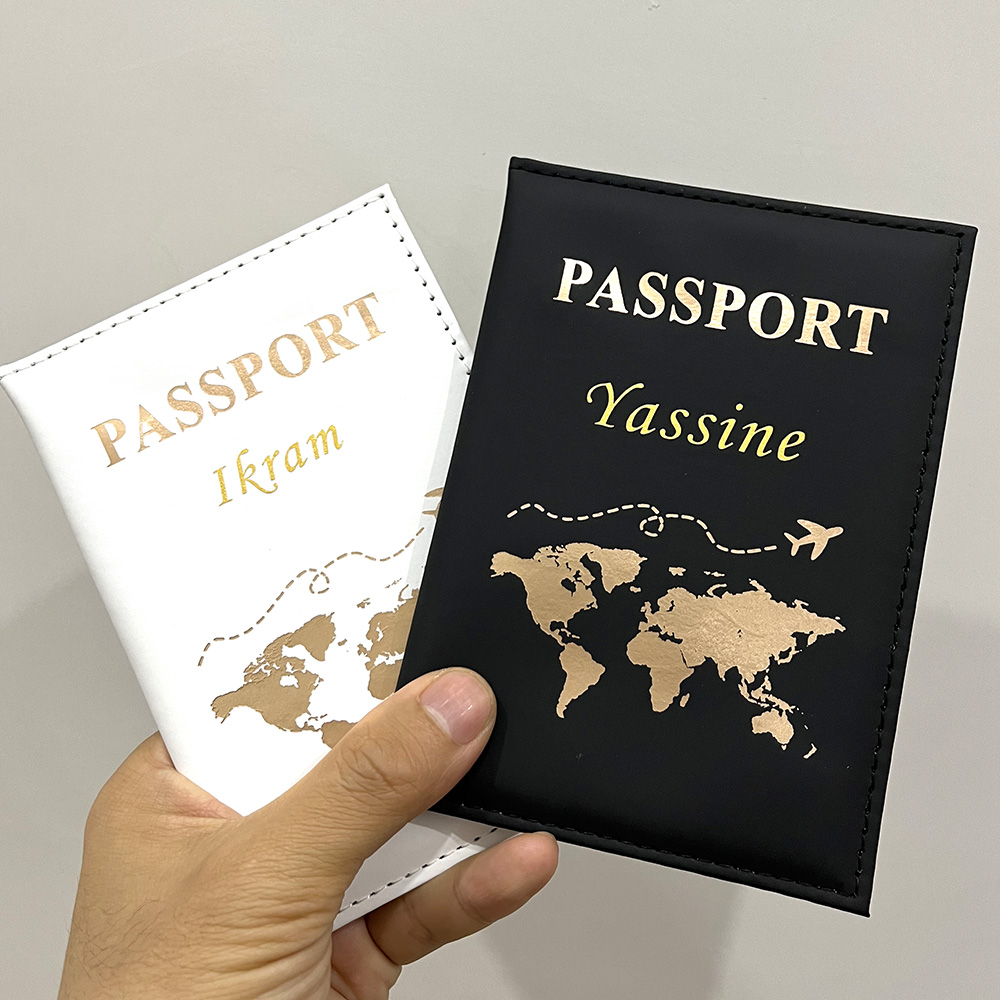 غطاء جواز سفر الطائرة المخصص ا - مراجعة Travel Accessories Gifts For Men وسعره