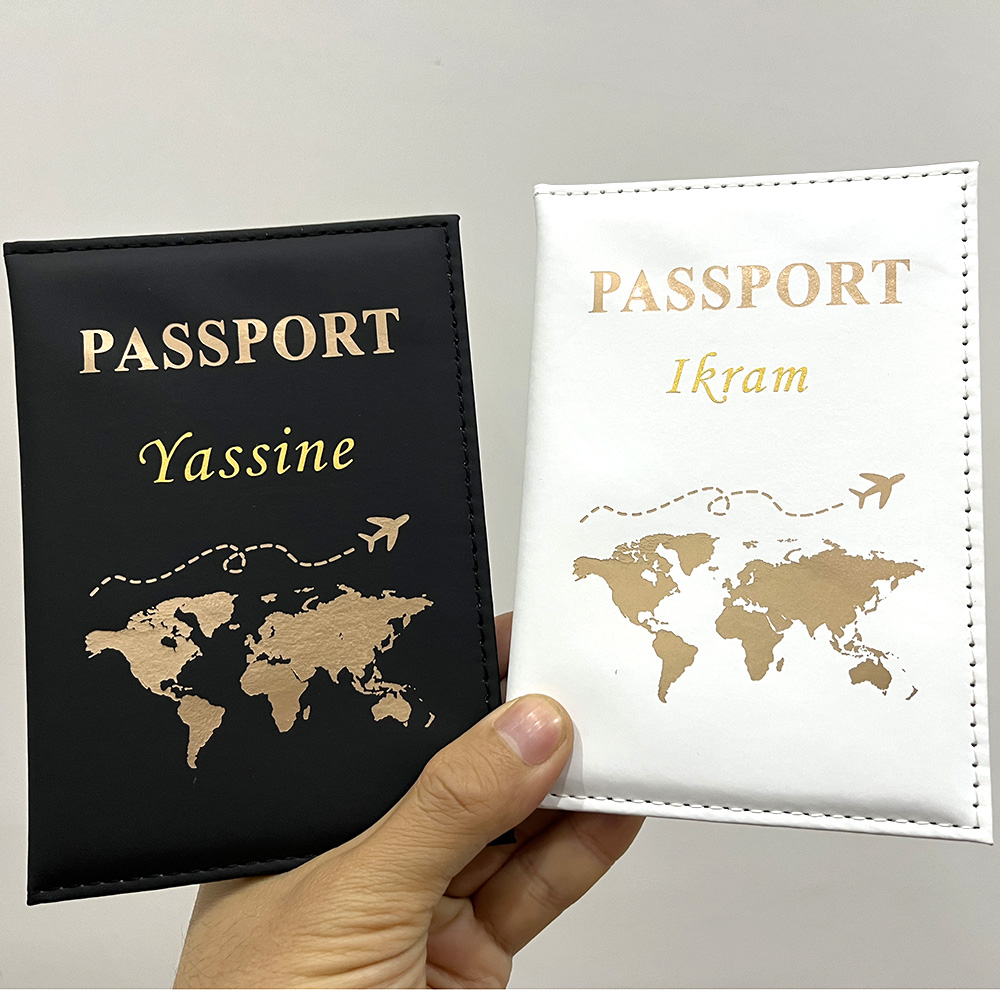 غطاء جواز سفر الطائرة المخصص ا - مراجعة Travel Accessories Gifts For Men وسعره