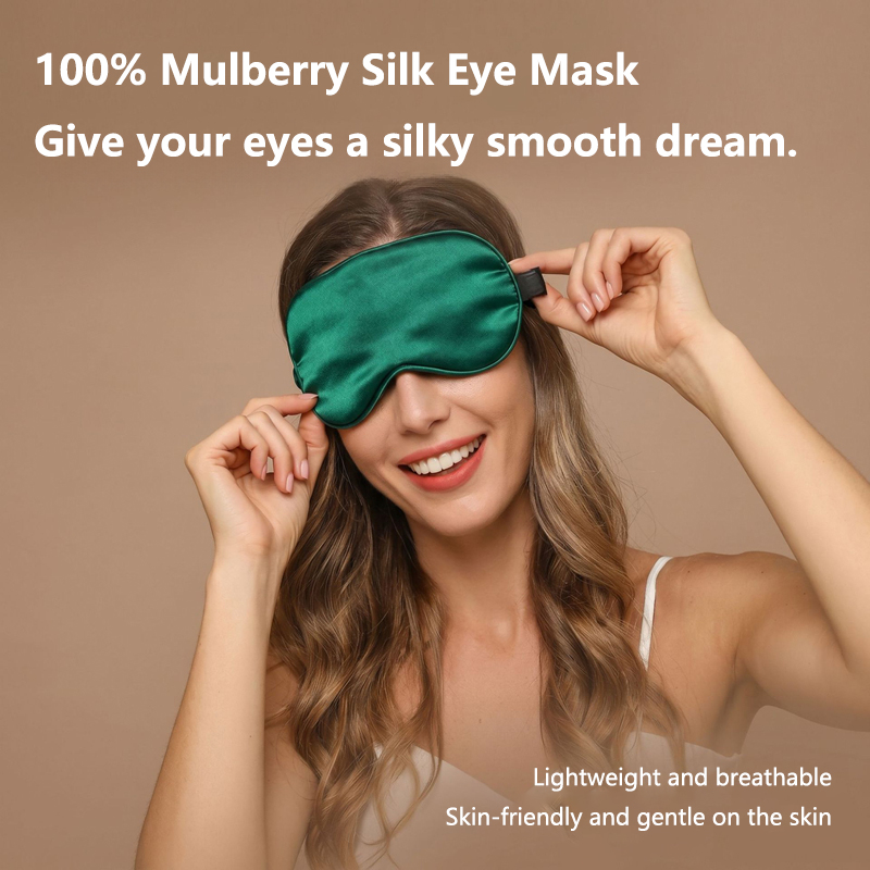 قناع نوم للعين من الحرير الجلي - مراجعة Travel Accessories Eye Mask وسعره