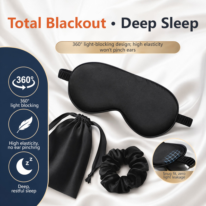 قناع عين من الحرير، طقم من 3 ق - مراجعة Travel Packing Accessories وسعره