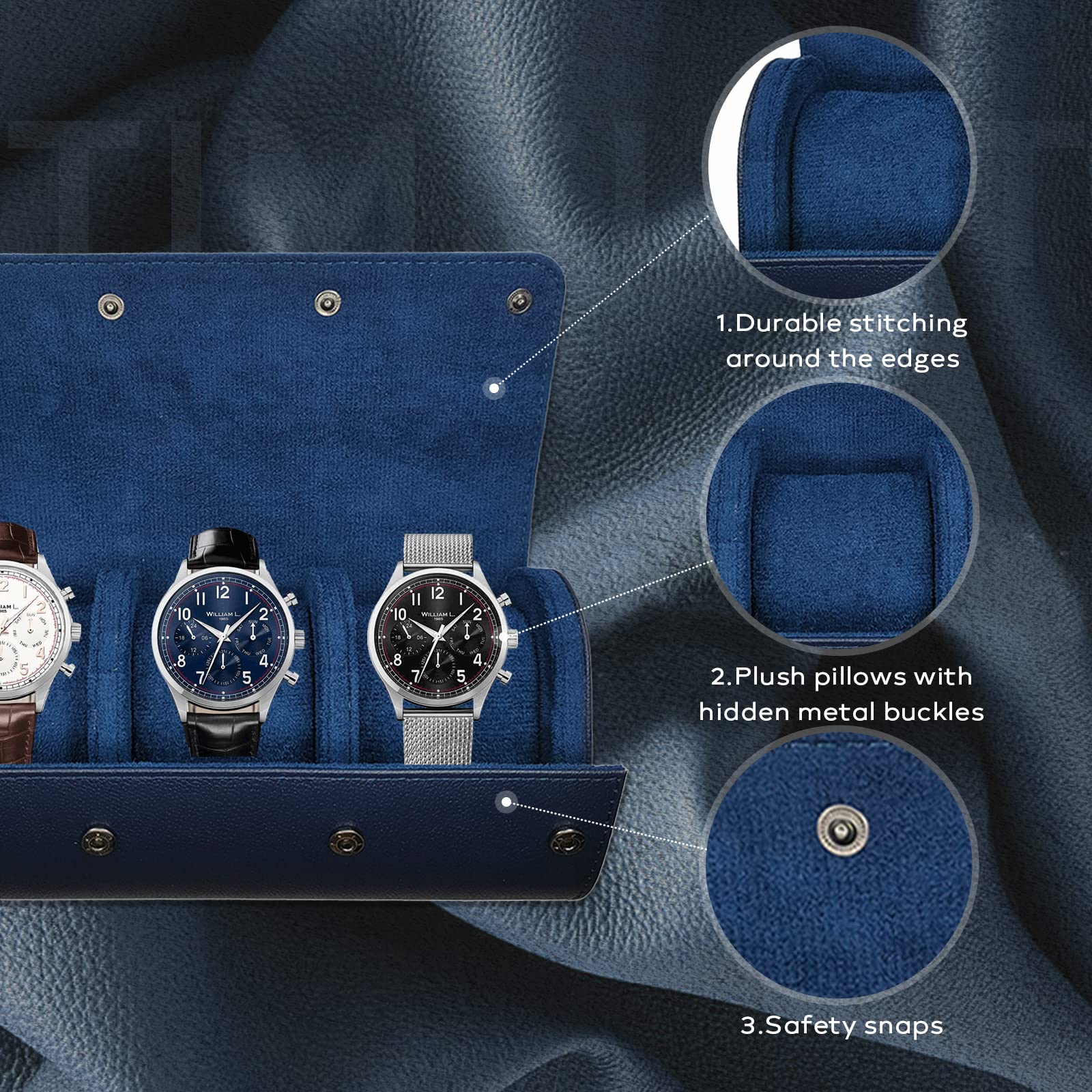 حافظة ساعات للسفر - حقيبة لف ا - مراجعة Travel Accessories Gifts For Men وسعره