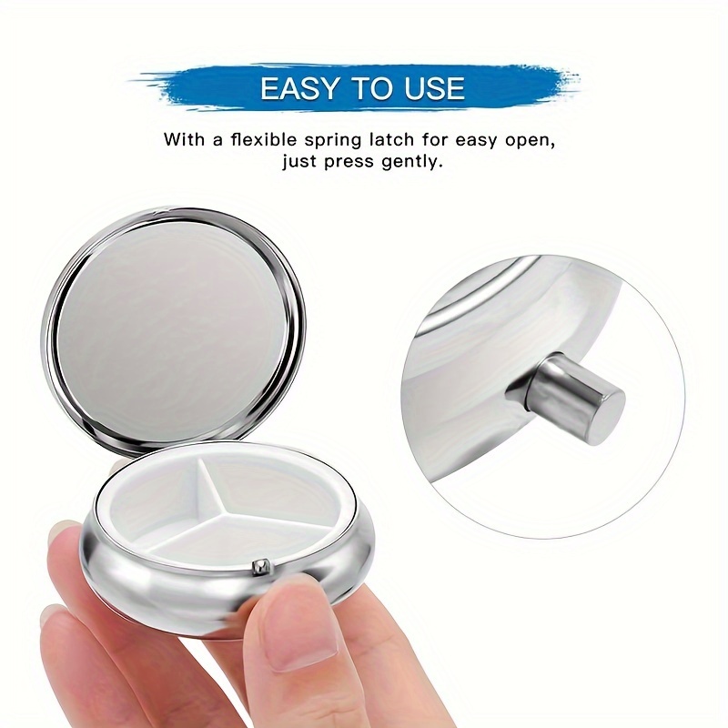 علبة أدوية معدنية مربعة من موس - مراجعة Travel Accessories Gifts For Men وسعره