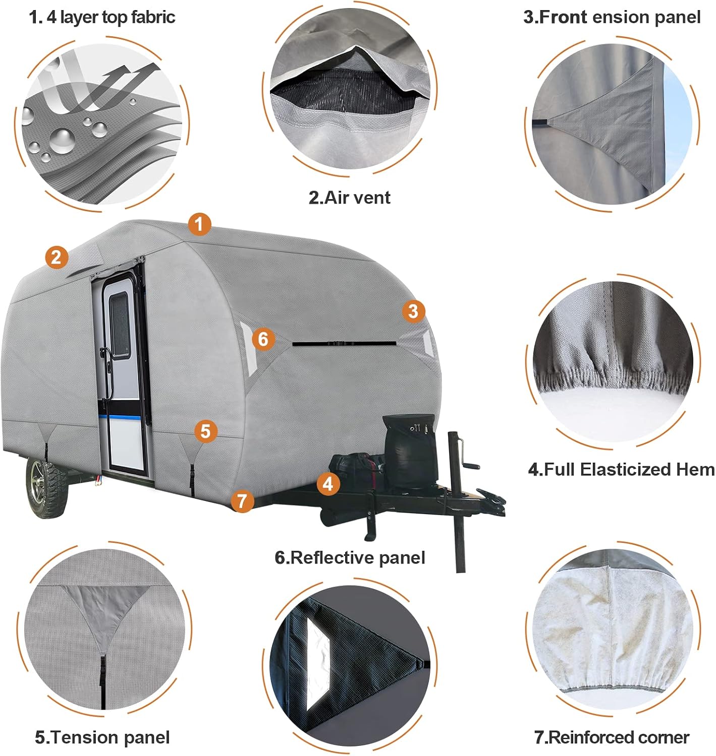 غطاء مقطورة السفر R-POD من ليد - مراجعة Travel Accessories Usa وسعره