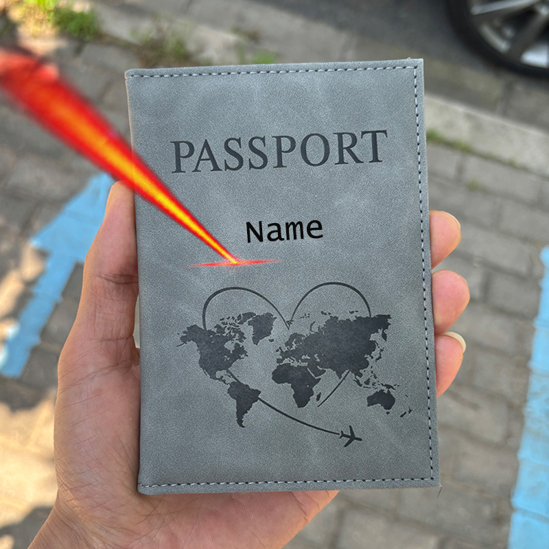 اسم شخصي حامل جواز السفر محفظة - مراجعة Travel Accessories Gifts For Men وسعره