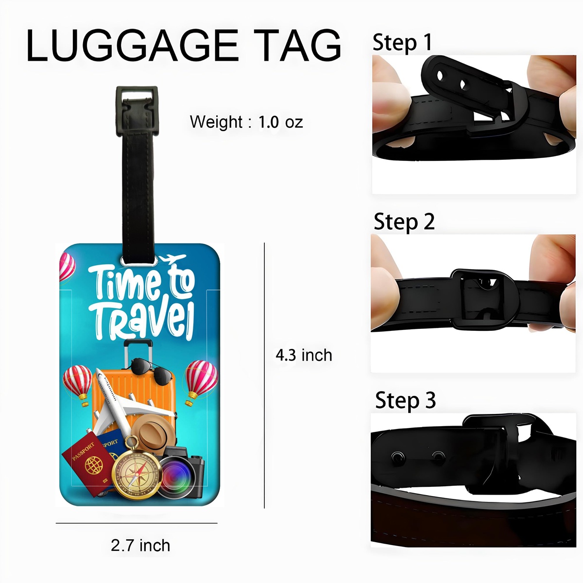 بطاقة أمتعة للسفر بتصميم كلاسي - مراجعة Travel Accessories Gifts For Men وسعره