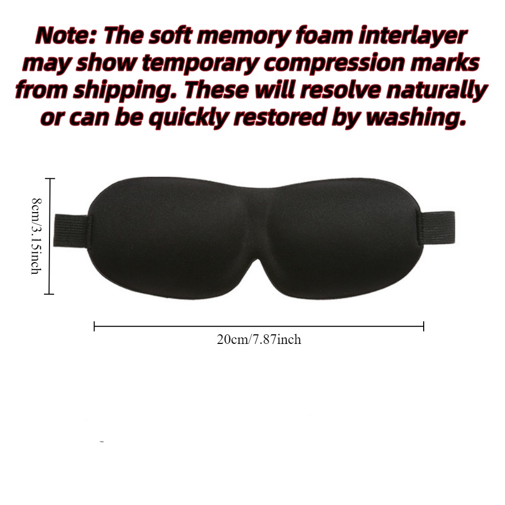 قناع نوم ثلاثي الأبعاد، غطاء ع - مراجعة Travel Accessories Eye Mask وسعره