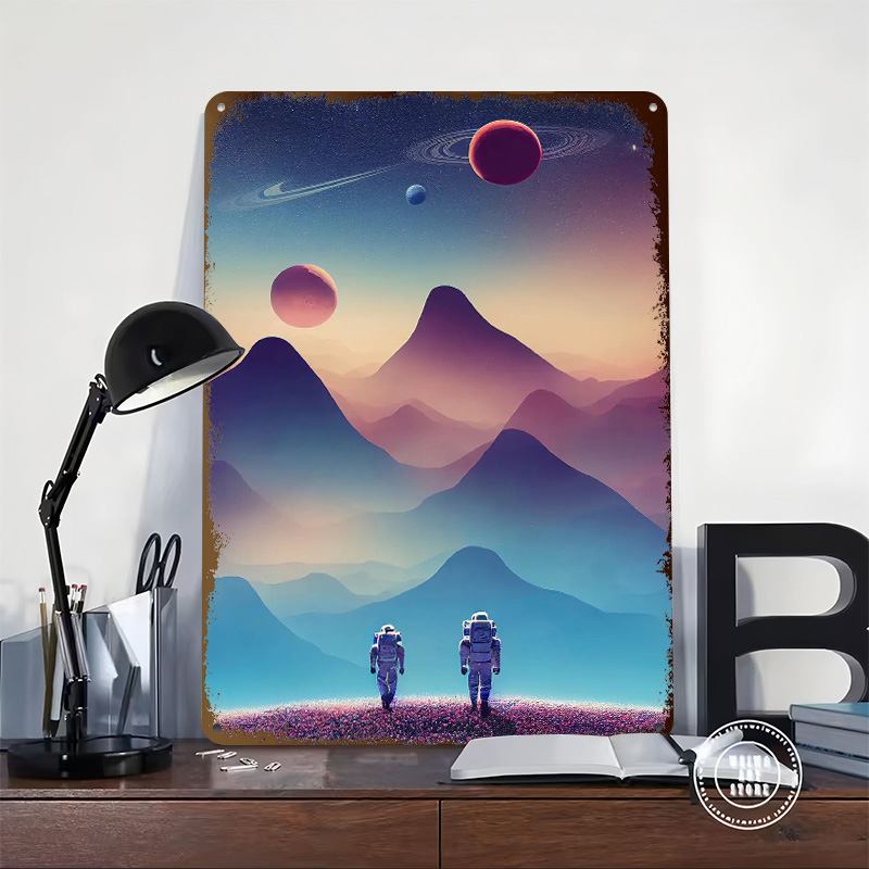 لافتة معدنية عتيقة مخصصة بتصمي - مراجعة Travel Accessories For Europe وسعره