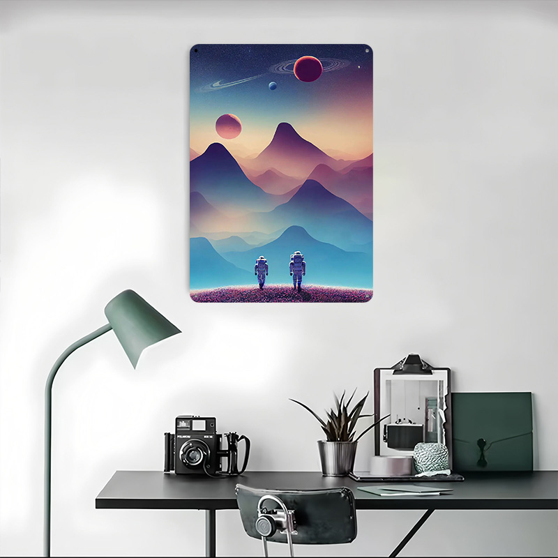 لافتة معدنية عتيقة مخصصة بتصمي - مراجعة Travel Accessories For Europe وسعره