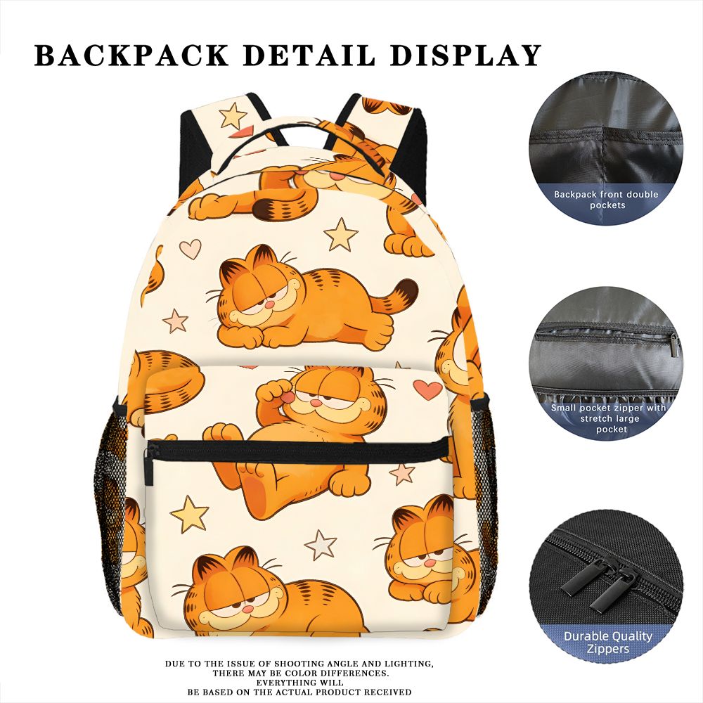 حقيبة ظهر مضحكة على شكل غارفيل - مراجعة Travel Packing Accessories وسعره